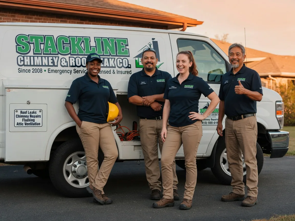 Chimney flashing repair company in Union, IA